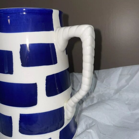 Tiffany & Go Este Ceramiche Pitcher, RARE, Made In Italy, Hand Painted, NWOB - Picture 3 of 7